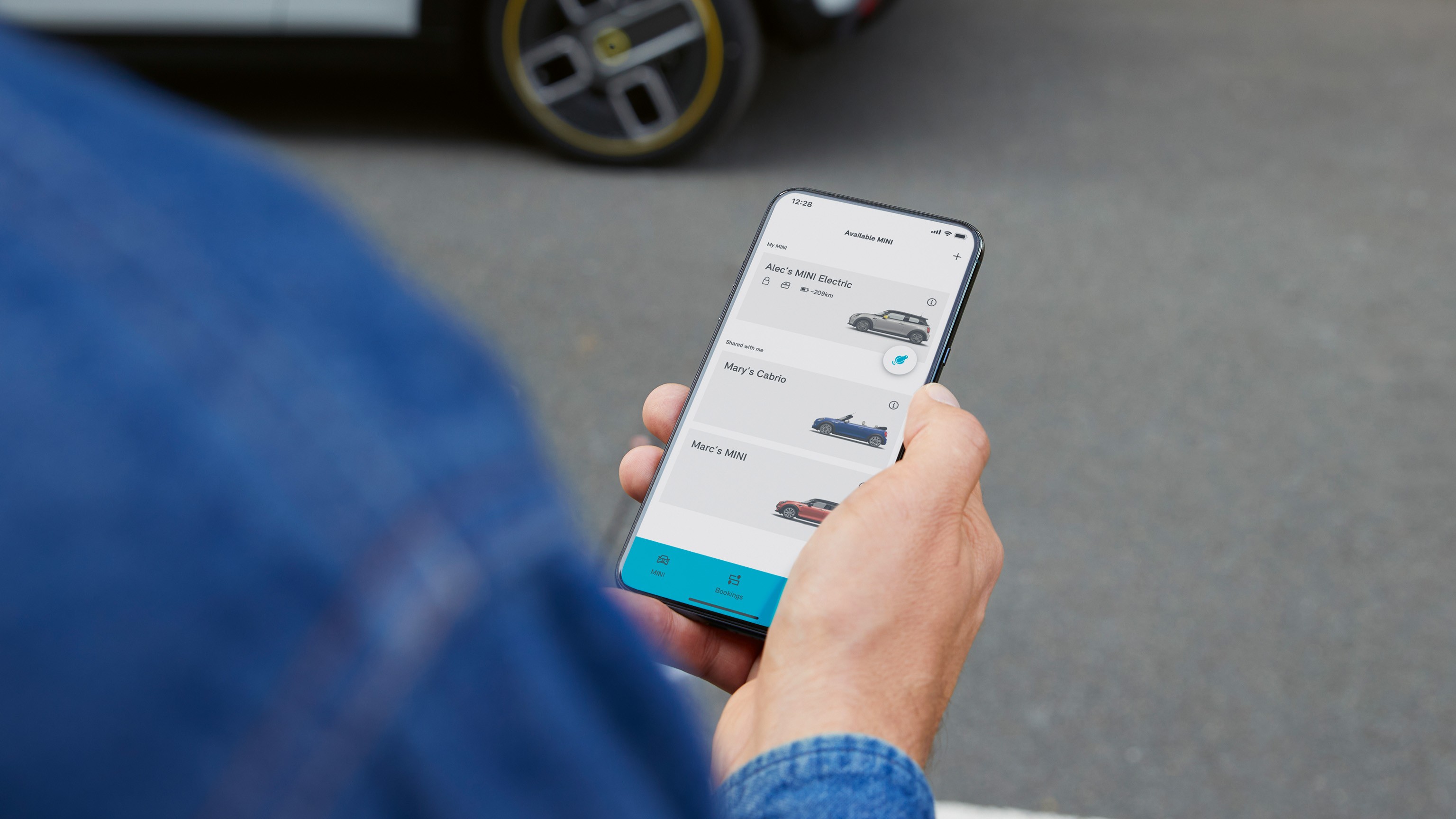 MINI Sharing para empresas – Aplicación MINI Sharing – Disponibilidad de los MINI